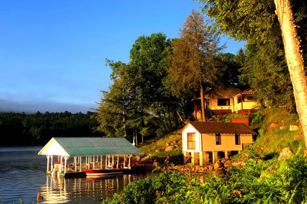 Lakehouse, Covered Dock and 1st Boathouse