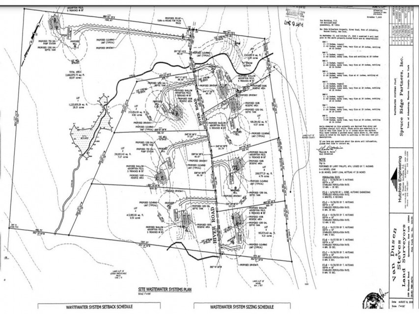 Survey for Lot # 4 (bottom left of map)