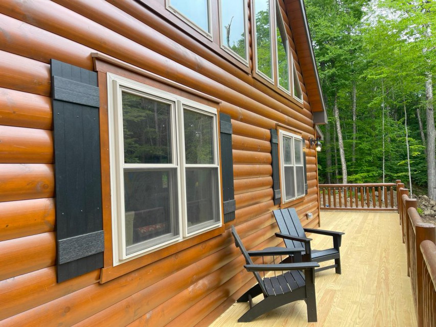 Seating area on balcony