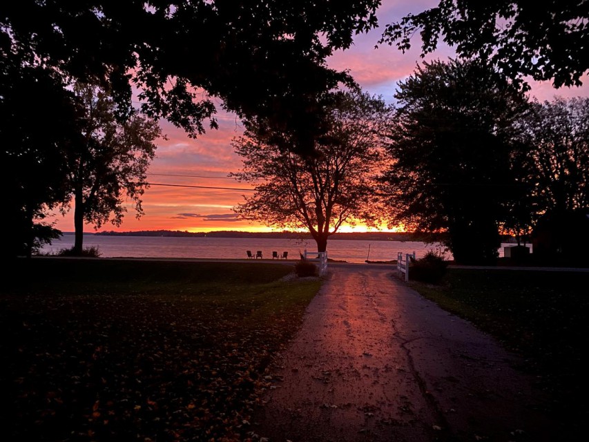 Sunrise on the lake