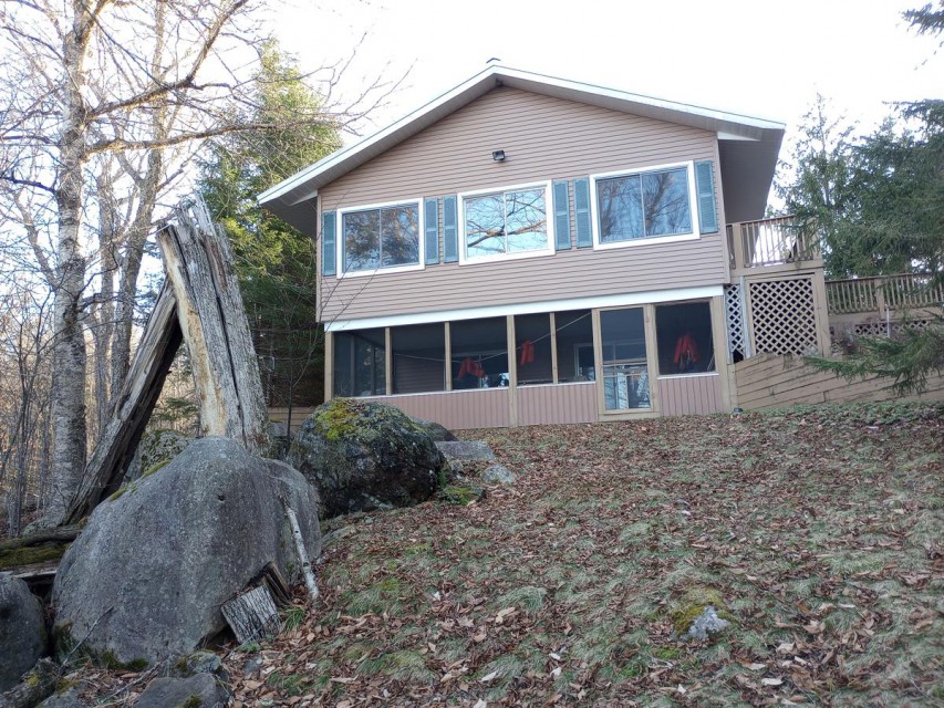 View of house from waterfront