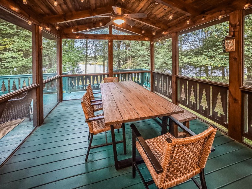 Fully Covered Screened in Porch