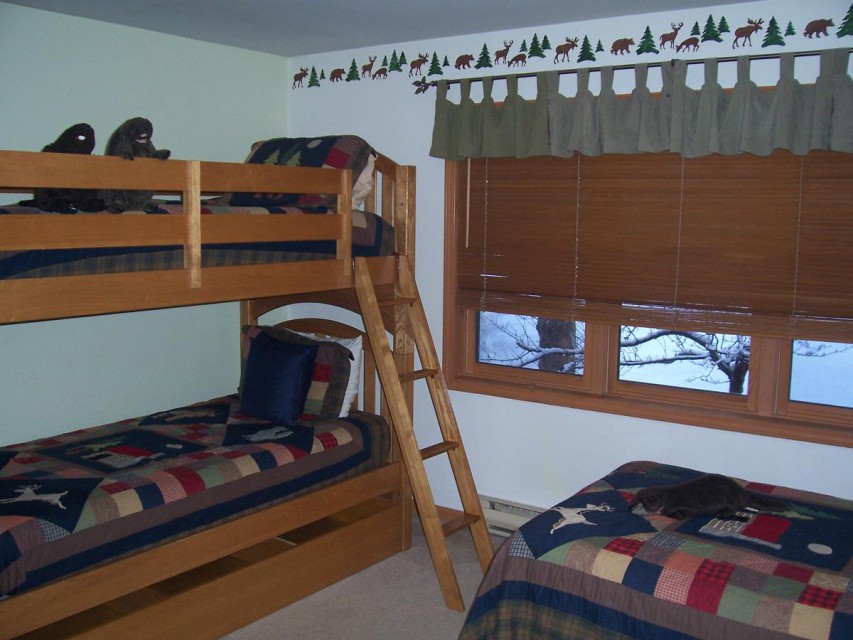 Plus bunkbeds, in the second bedroom!