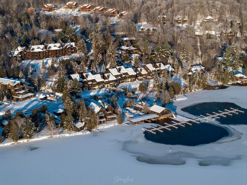 Arial view of waterfront, Brookhill in the background!