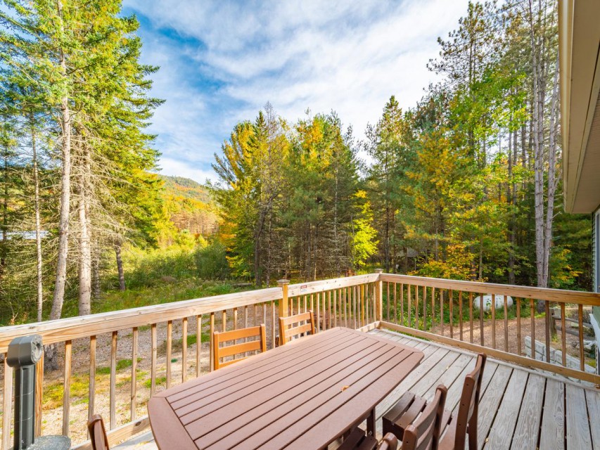 Enjoy a BBQ dinner on the deck for peaceful meals.