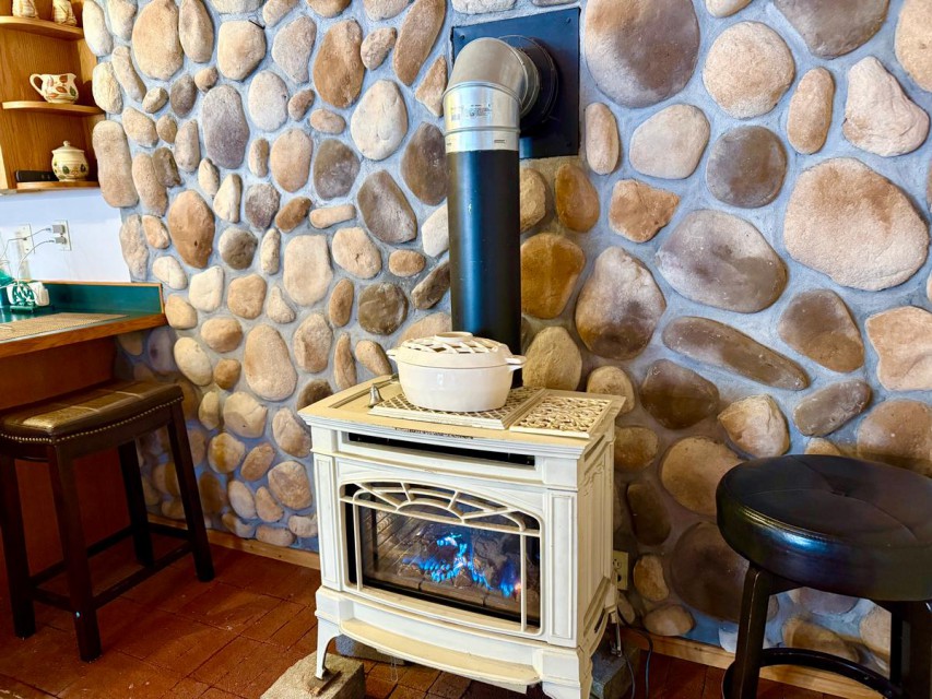 Propane fireplace