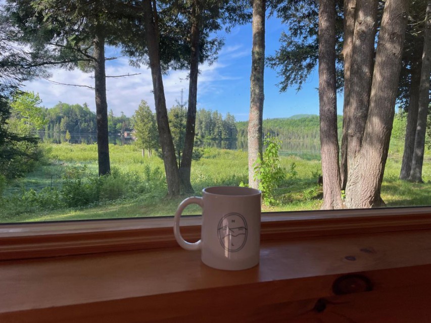 View from one of the living room picture windows