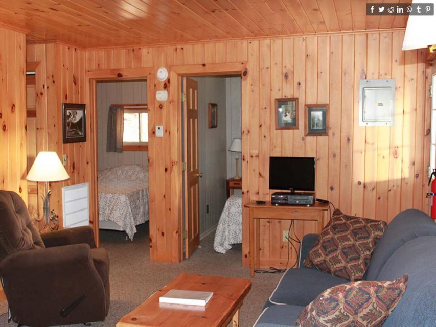 Birches cottage living room