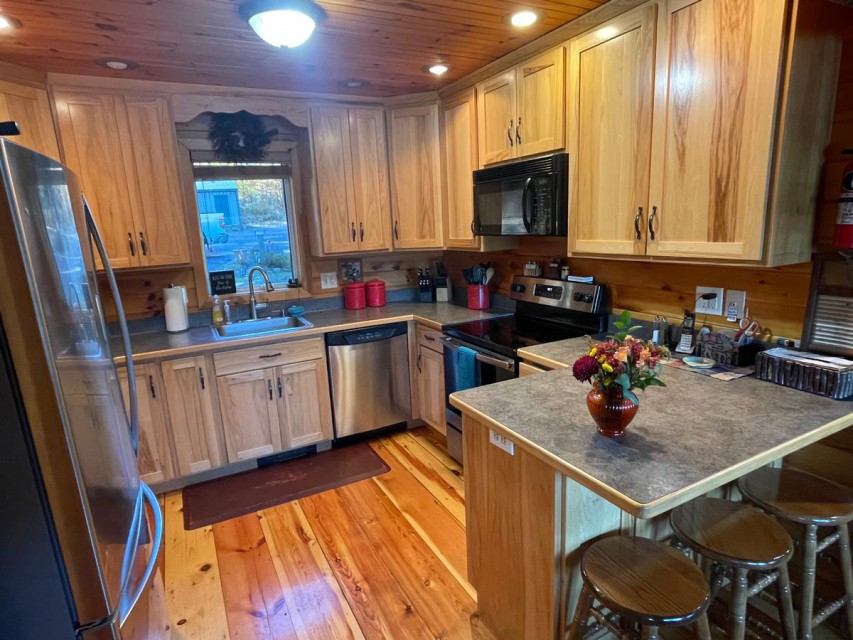 Fully stocked kitchen 