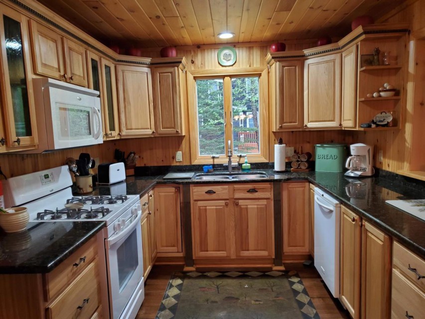 Fully stocked kitchen