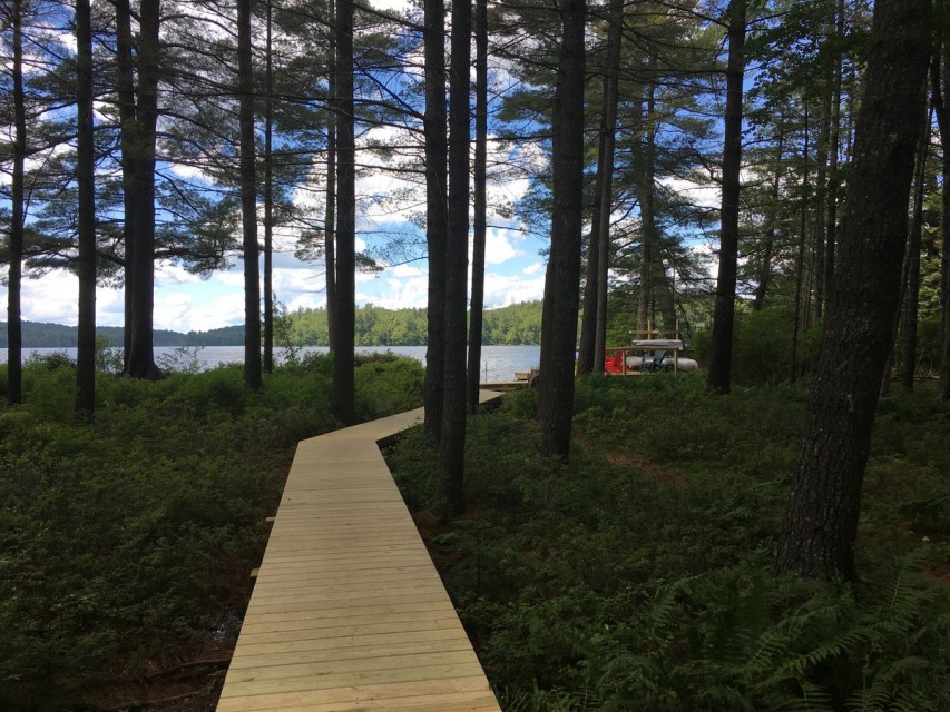 walkway to the water