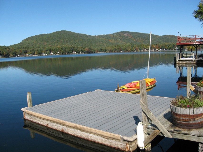 View of French MT from dock