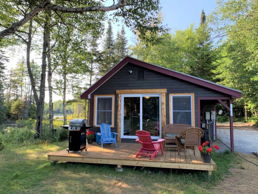 Cozy Adk Camp Loon Lake Out Front And Pond In Back Loon Lake